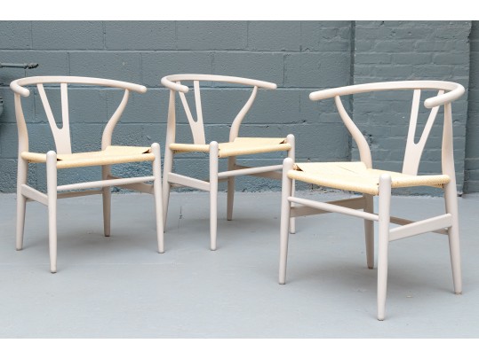 Set Of Three Wishbone Chairs
