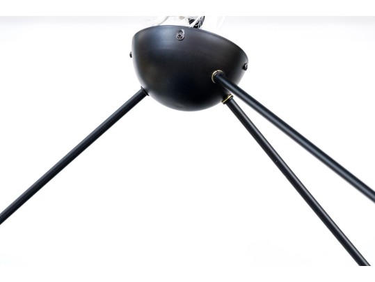 Modern Three Light Chandelier