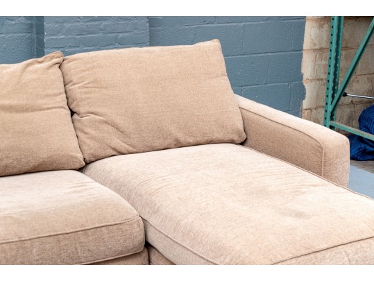 Sectional Upholstered Sleeper Sofa