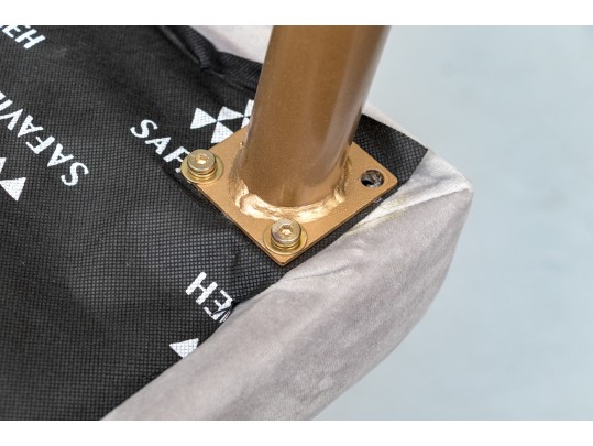 Chic Set Of Three Upholstered Side Chairs