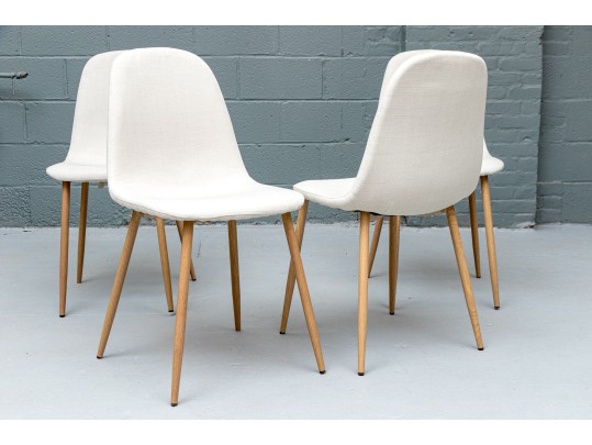 Set Of Four Upholstered Side Chairs