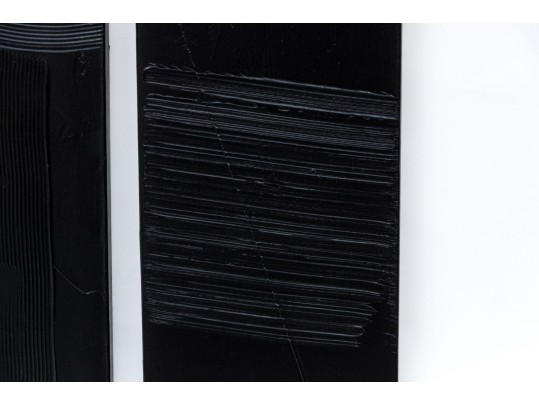 Set Of Three Acrylic Contemporary Paintings On Canvas