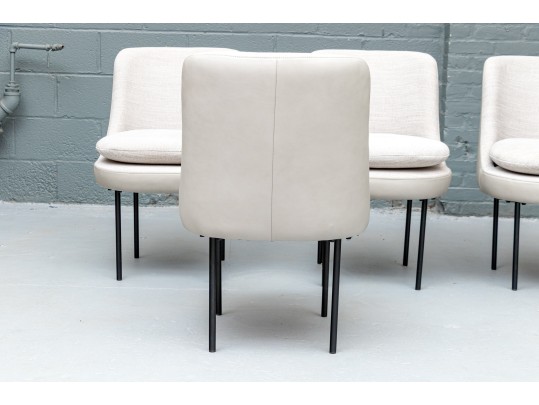 Set Of Four Modern Upholstered Chairs
