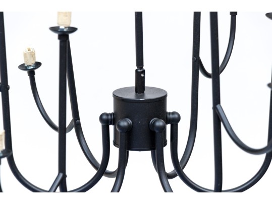 Pair Of Twelve Light Chandeliers