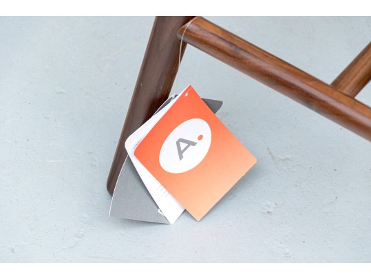 Article Leather Upholstered Bar Stool