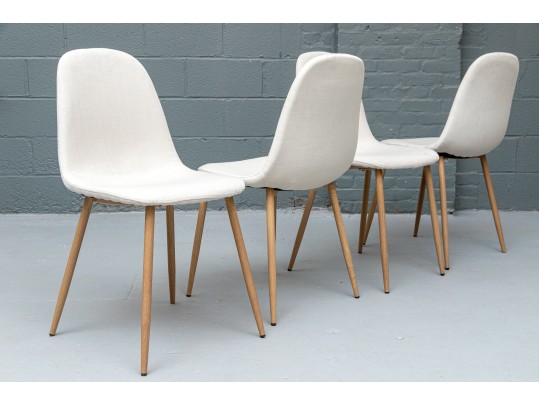 Set Of Four Upholstered Side Chairs