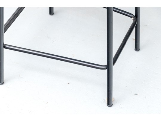 Industrial Chic Black Metal Counter Stool