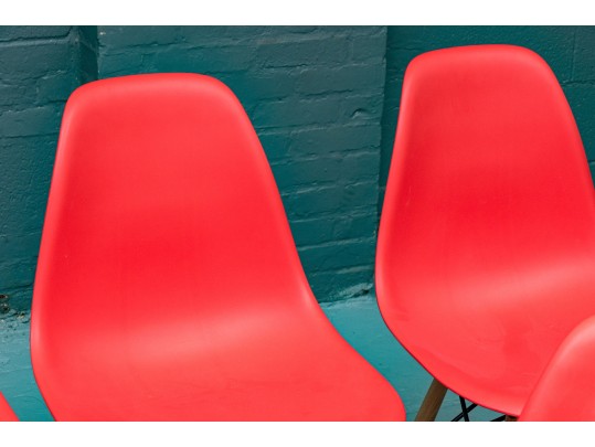 Set Of Six Eiffel Style Side Chairs