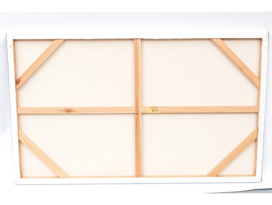 Decorative Acrylic On Canvas, Abstract Geometrical