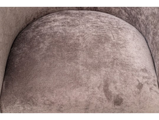 Upholstered Barrel Back Swivel Armchir