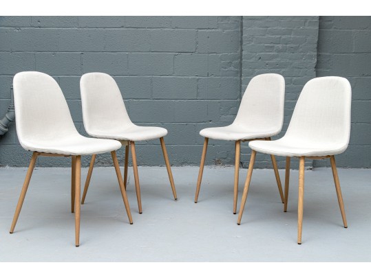 Set Of Four Upholstered Side Chairs
