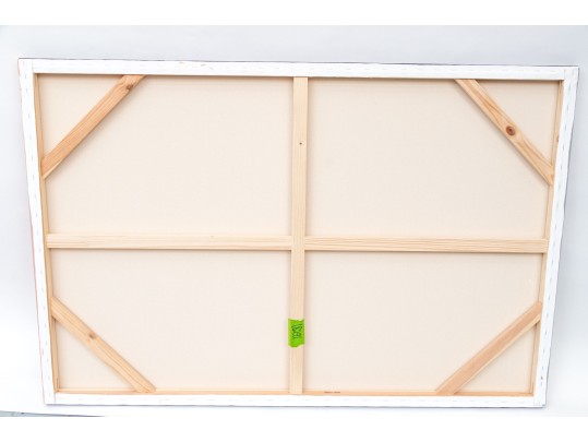 Decorative Acrylic On Canvas Abstract Color Field