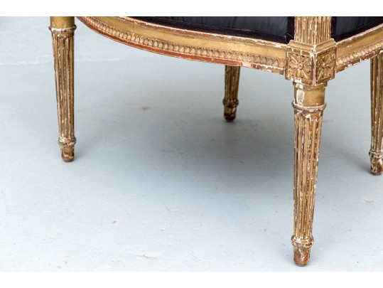 Louis XVI Style Lyre Back Fauteuil