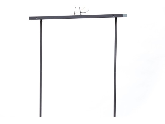 West Elm Five Light Contemporary Black Hanging Light Fixture