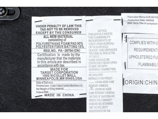 Upholstered Cantilever Counter Stool