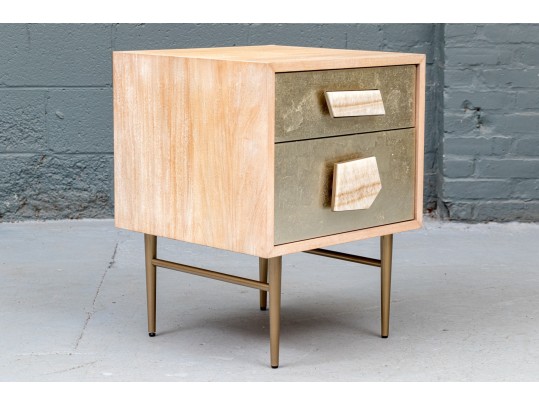 West Elm Two Drawer Night Stand
