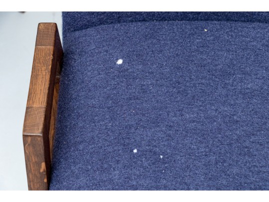 Set Of Three MCM Style Upholstered Armchairs