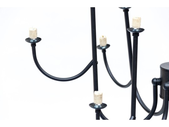 Pair Of Twelve Light Chandeliers