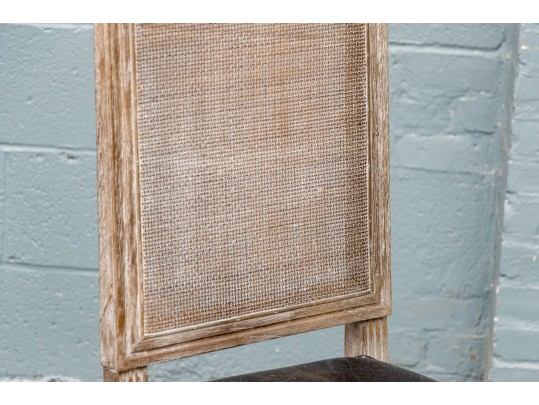 Pair Of Louis XVI Style Side Chairs With Caned Backs