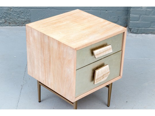 West Elm Two Drawer Night Stand