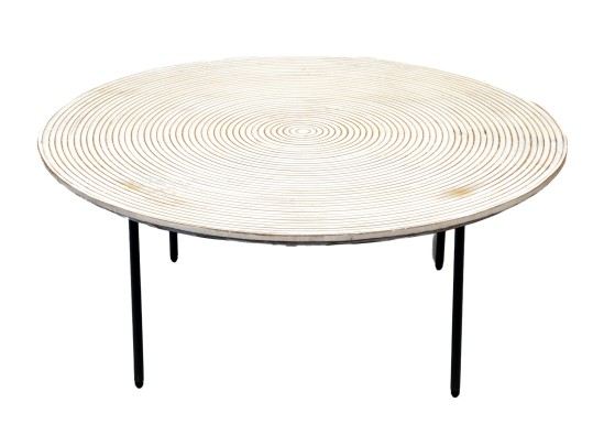 Decorative Circular Cocktail Table