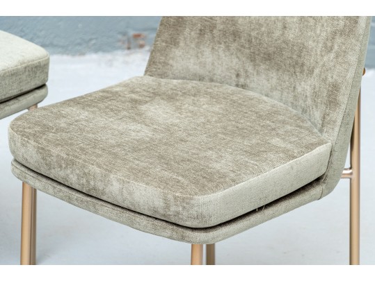 Pair Of West Elm Upholstered Side Chairs