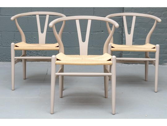 Set Of Three Wishbone Chairs