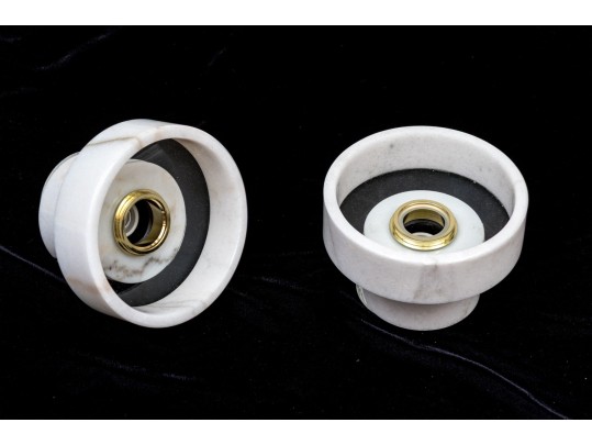 Pair Of Tom Dixon Pendant Lights