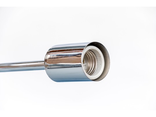 Nuevo Model HGSK156 Chrome Six Light Adjustable Chandelier