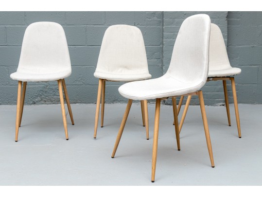 Set Of Four Upholstered Side Chairs