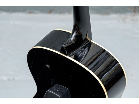 Rogue Acoustic Six String Guitar On Stand