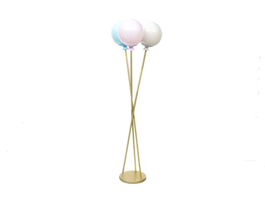 Decorative Whimsical Three Light Floor Lamp