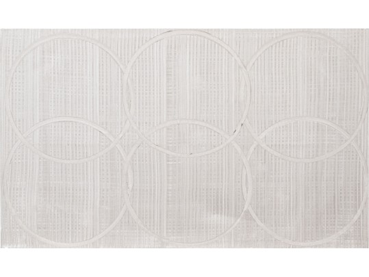 Decorative Acrylic On Canvas, Abstract Geometrical