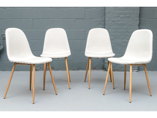 Set Of Four Upholstered Side Chairs