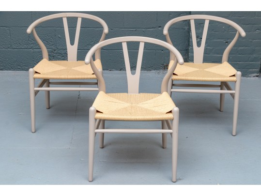 Set Of Three Wishbone Chairs