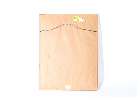 19th C. Mixed Media Signed Caricature Portrait, Ca. 1859