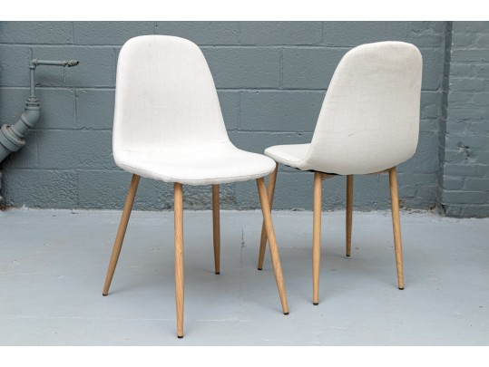 Set Of Four Upholstered Side Chairs