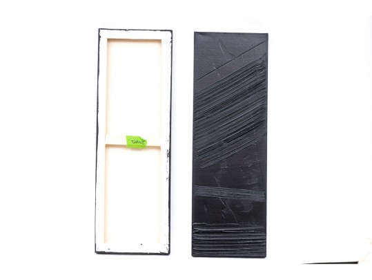 Set Of Two Acrylic Contemporary Paintings On Canvas