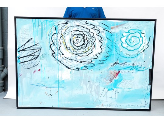 Decorative Acrylic On Canvas, Abstract