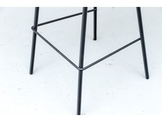 Handsome Upholstered Counter Stool