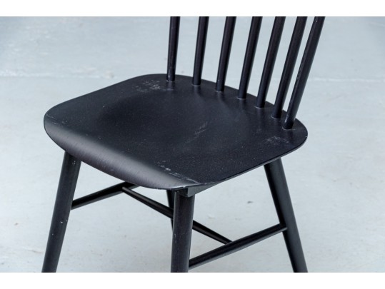 Black Finished Windsor Style Side Chair