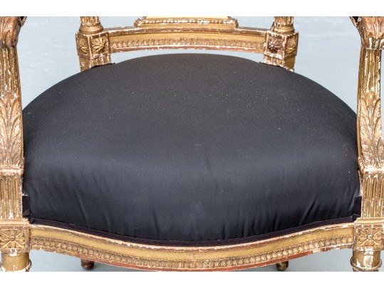 Louis XVI Style Lyre Back Fauteuil