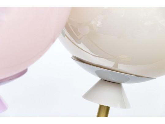 Decorative Whimsical Three Light Floor Lamp