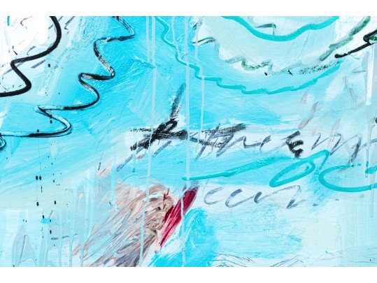 Decorative Acrylic On Canvas, Abstract