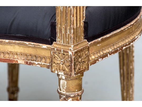 Louis XVI Style Lyre Back Fauteuil