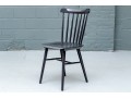Black Finished Windsor Style Side Chair