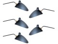 Five Varied Length Wall Lights - As Is