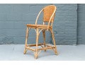 Pottery Barn Bamboo And Rattan Woven Counter Stool