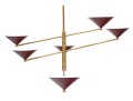 Chic Six Light Contemporary Chandelier
