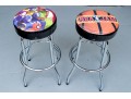 Awesome Pair Of Basketball Themed Bar Stools